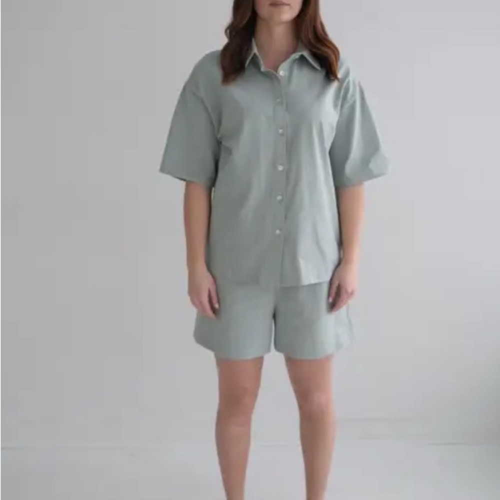 Annagail: Cotton Drawstring Shorts